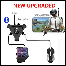 Then you can tap the ~ button to control the vision by default. 100 Original Upgraded Pubg Mobile Gamepad Control Gaming Keyboard Mouse Converter Set For Android Ios Phone Shopee Philippines