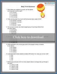 If you can answer 50 percent of these science trivia questions correctly, you may be a genius. Printable Baby Trivia Games To Liven Up Any Shower Lovetoknow