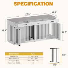 Dog Crate Furniture For 2 Medium Dogs
