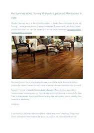 best laminate wood flooring whole