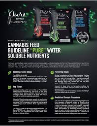 Feed Schedule Pure Nutrients