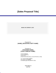 Sales Proposal Template Word Pdf By Business In A Box