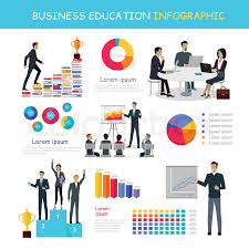 Business Education Infographic Stock Vector Colourbox