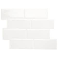 Smart Tiles Metro Blanco 4 Pack White