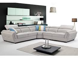 Modern Leather Sectional Sofa 2566 By