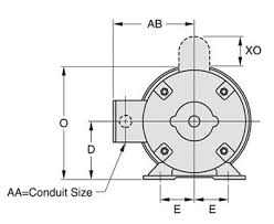 quick reference motor dimensions