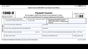 irs form 1040 v walkthrough payment