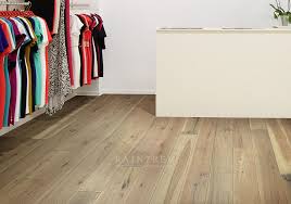 Brushed Hickory Wood Plank Floor