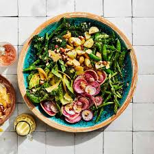 high protein vegetarian dinner salad