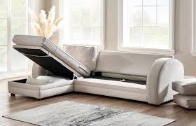 Art Deco Contemporary Chaise Sofa Bed
