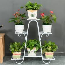 Metal Plant Stand Flower Display Shelf