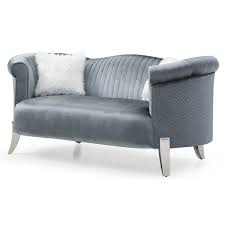 arm velvet straight sofa