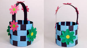 paper flower basket