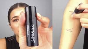 cover a tattoo with makeup dermablend