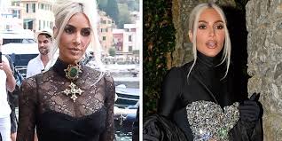 kim kardashian wears sheer lace dress