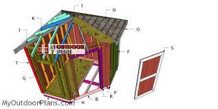 Hip Roof For 8x8 Corner Shed Plans