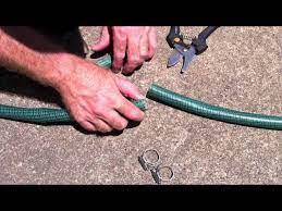 Repairing A Garden Hose You