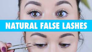 apply false lashes without eyeliner