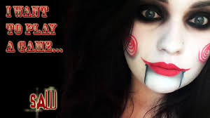 jigsaw saw halloween makeup