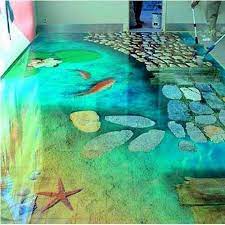 epoxy 3d flooring at rs 350 square feet