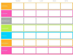 Weekly Planner Template Printable My Future Free Calendars Best