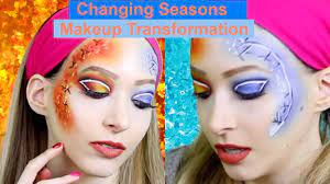 changing seasons makeup transformation