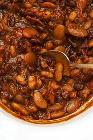 easy slow cooker baked beans one