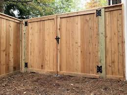 Custom Cedar Fence Gate Designs