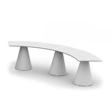 Icon Curved Bench Greenroom Prop