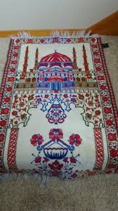mosque ic temple prayer velvet rug