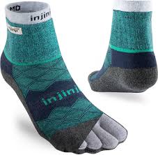 Injinji Mens Liner Runner Socks Mini Crew