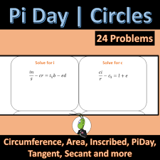 Pi Day Circles Literal Equations Made