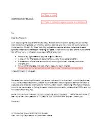 debt letter 10 exles format pdf