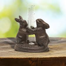 Dancing Rabbits Rain Gauge Garden