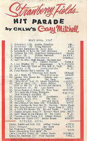 Cklw Hit Parade My Good Memories Music Charts 60s Music
