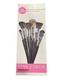 makeup brush pink panda 10pcs