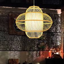Lantern Pendant Lamp Chinese Bamboo 1