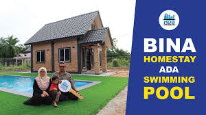 homestay siap ada swimming pool