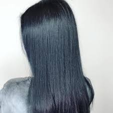 With the midnight and jet black hair color we colored her with a jet black hair dye shine gloss, then styled her long locks with some bouncy waves. 4 Blue Black Hair Color Formulas For 2019 S Most Viral Trend Wella Stories