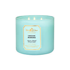 bath body works lakeside morning 3 wick candle 411 g
