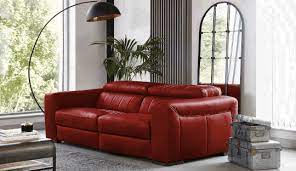 colour your living room with a red sofa