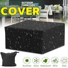 Patio Furniture Cover Rattan Table Cube