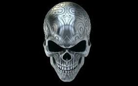 evil skull stock photos images and