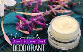 gentle lavender homemade deodorant