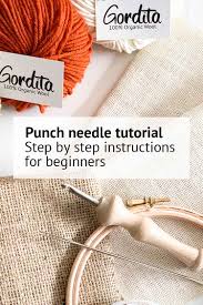 punch needle tutorial for beginners