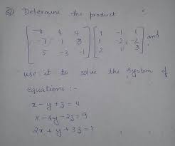 Determine The Of The Matrices
