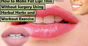 how to make fat lips thin without
