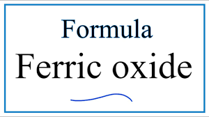 formula for ferric oxide