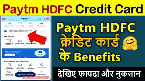 paytm hdfc credit card benefits in