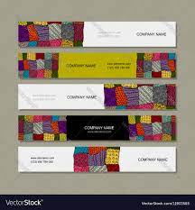 business card collection patchwork